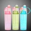 Vaso Deportivo en Spray Más Nuevo Plástico Fresco Verano Botella Deportiva Portátil Escalada Exterior Bicicleta Shaker Botellas de Agua