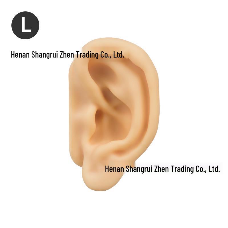 5D Ear Picking Silicone Model: Earphone Display, Acupoint, Jewelry & Hearing Aid Prop
