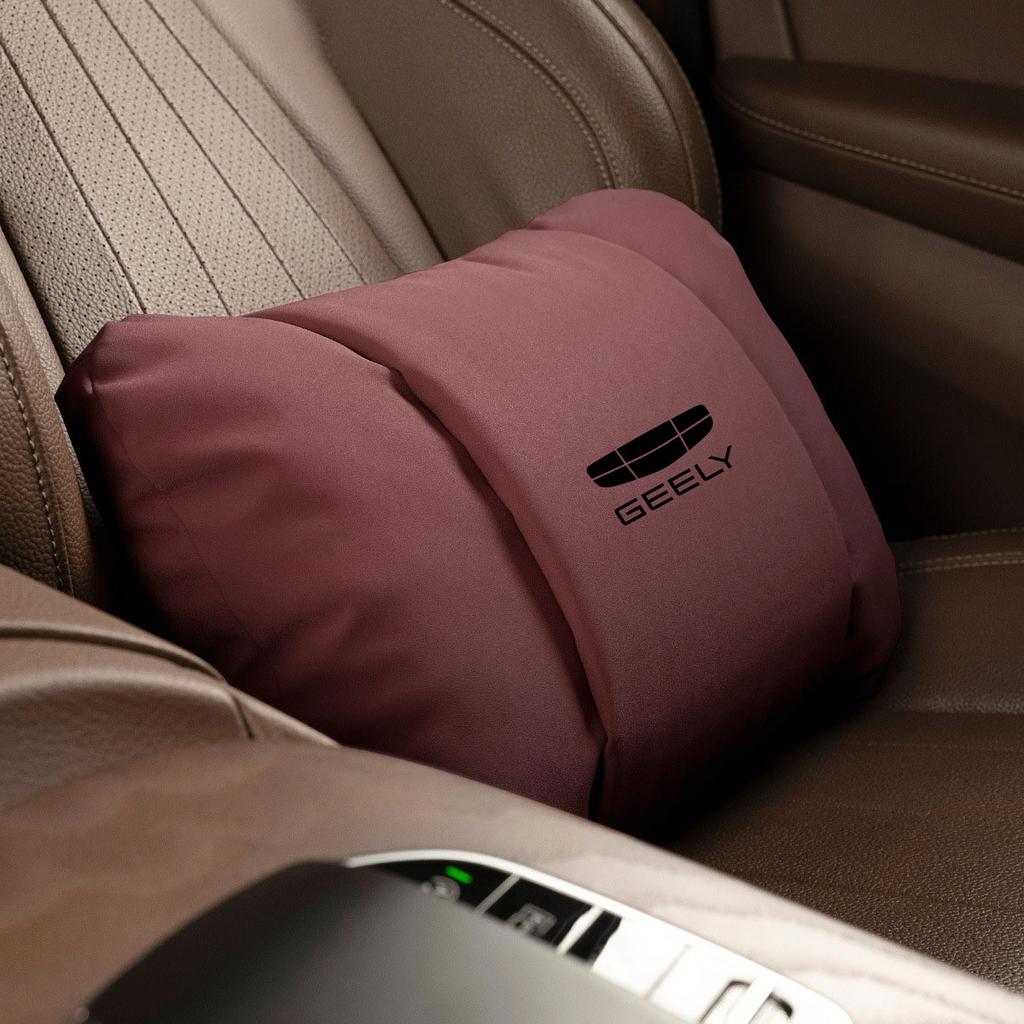 Car Neck Pillow Waist Pillow Car Headrest Neck Support Seat For Geely Coolray 2019-2020 Atlas Boyue NL3 Emgrand X7 EX7