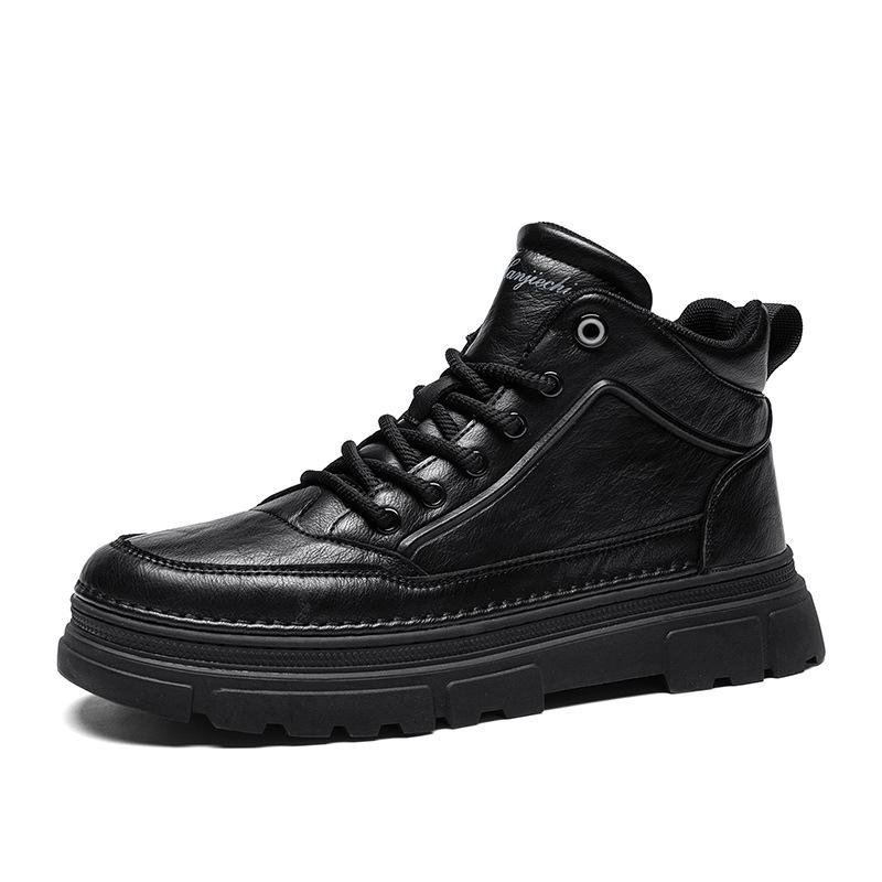 Autumn and winter new mid-top boots thick-soled Martin boots outdoor comfortable and casual