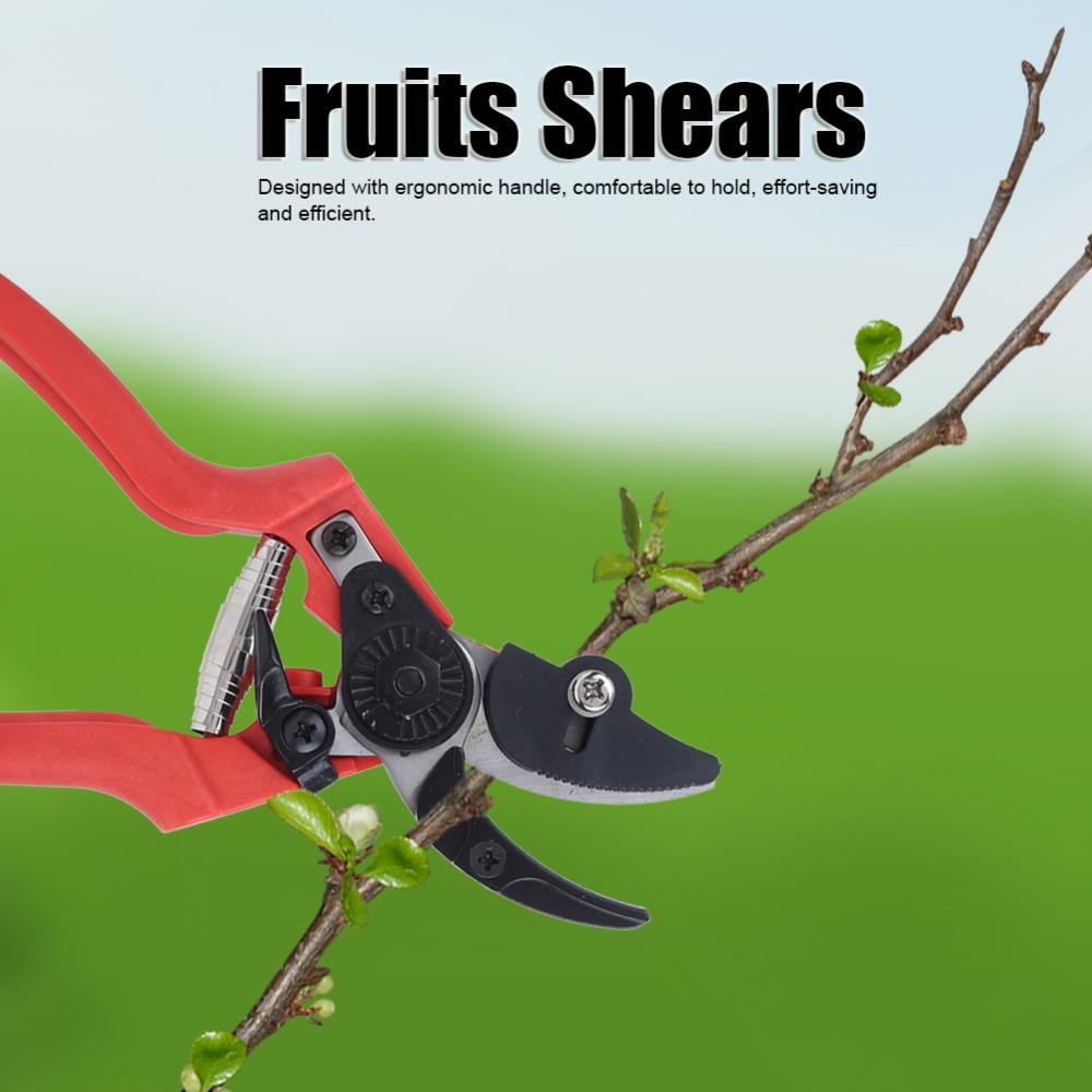 Red Pruning Shears Manganese Steel Bonsai Pruner Professional Hand Pruning Tool