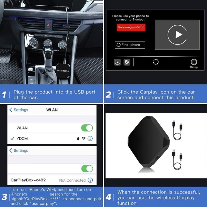Lightweight Wireless Converter Wireless Connection Adapter Wireless Solution Plastic Wireless Adapter for Mobile Phone
