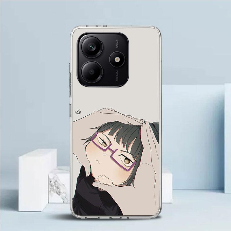 

Kaisen J-Jujutsu Cute Phone Case For Xiaomi Redmi Note 15 14 14S 13 12S 12 Pro Plus 11S 11 11T 11E 10S 10 + Soft TPU Back Cover Redmi Note 12 Pro 5G
