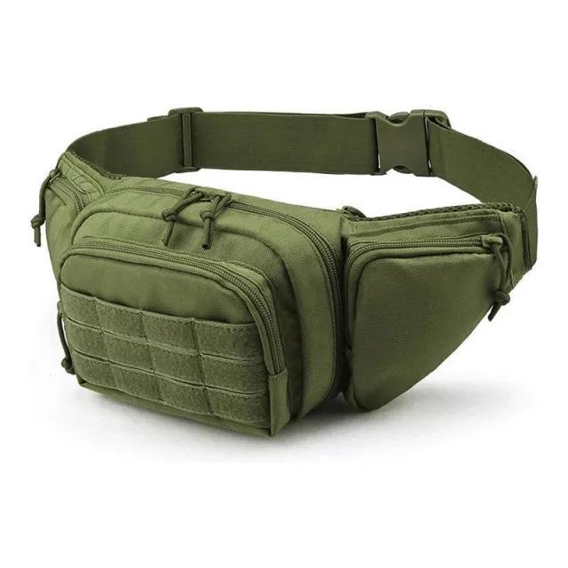 Multi- Waist Pack Fanny Packs for Men Nylon Shoulder Hiking Mobile Phone Bag Sports High-capacity Waist Bag