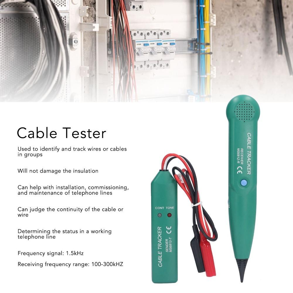 Accurate Cable Tester Sturdy Cable Detector Tool Line Finder  Network Line