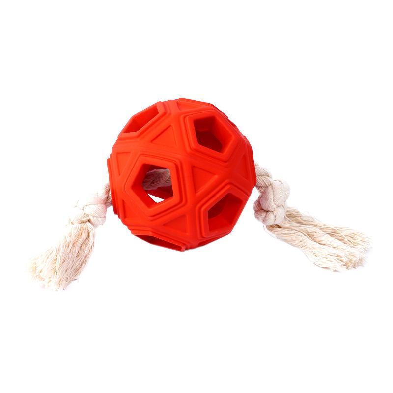 Rubber Rope Hydrangea Interactive Dog Toy That Can Relieve Boredom, Hard To Chew, Release Energy, Grind Teeth and Be Educational Pet Toy