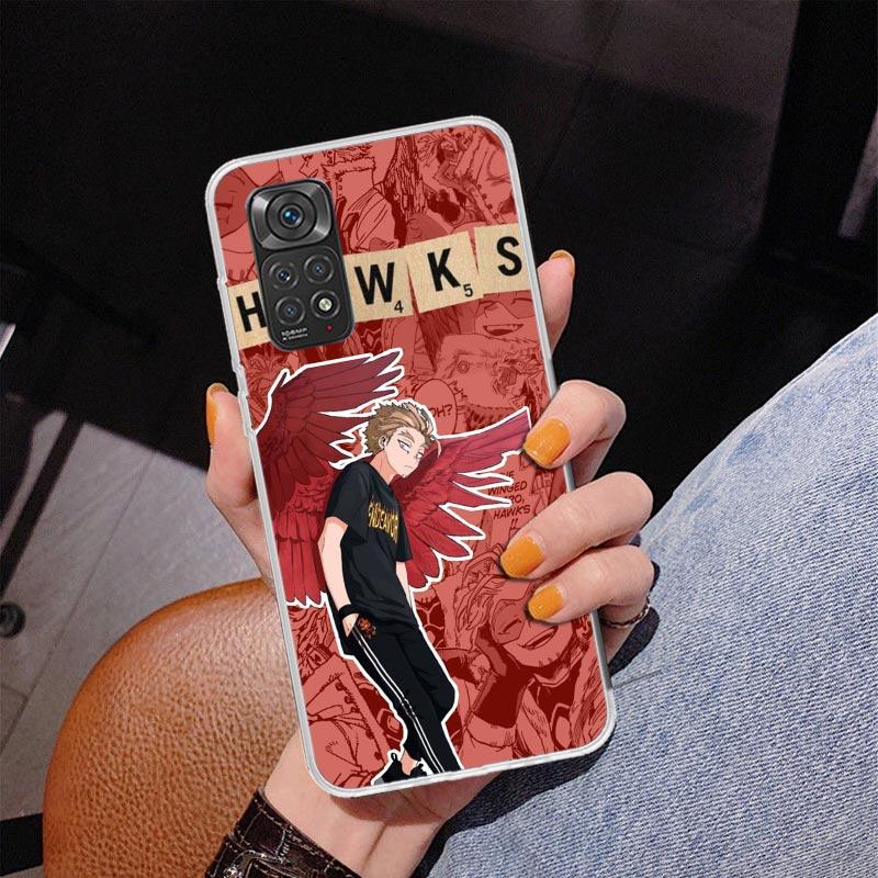 My Hero Hawks Phone Case For Xiaomi Redmi Note 15 14 13 12S 12 11 Pro Plus 14S 11S 11E 10 10S 11T 5G Personalized Cover Redmi No