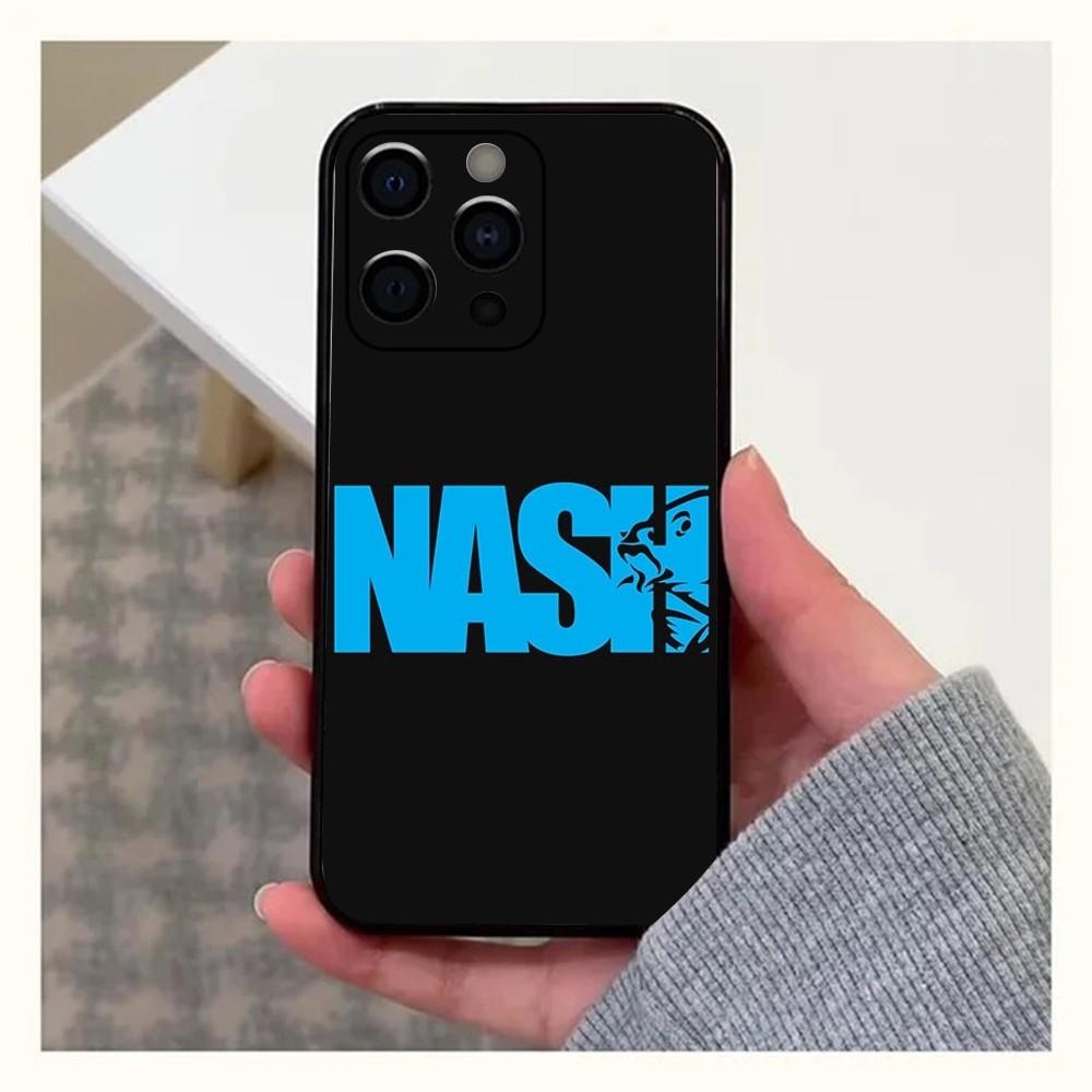 

N-Nash Fishing Logo Phone Case For Apple iPhone 15,14,13,12,11,Pro,X,XS,Max,XR,Plus,Mini Soft Black Cover iPhone15