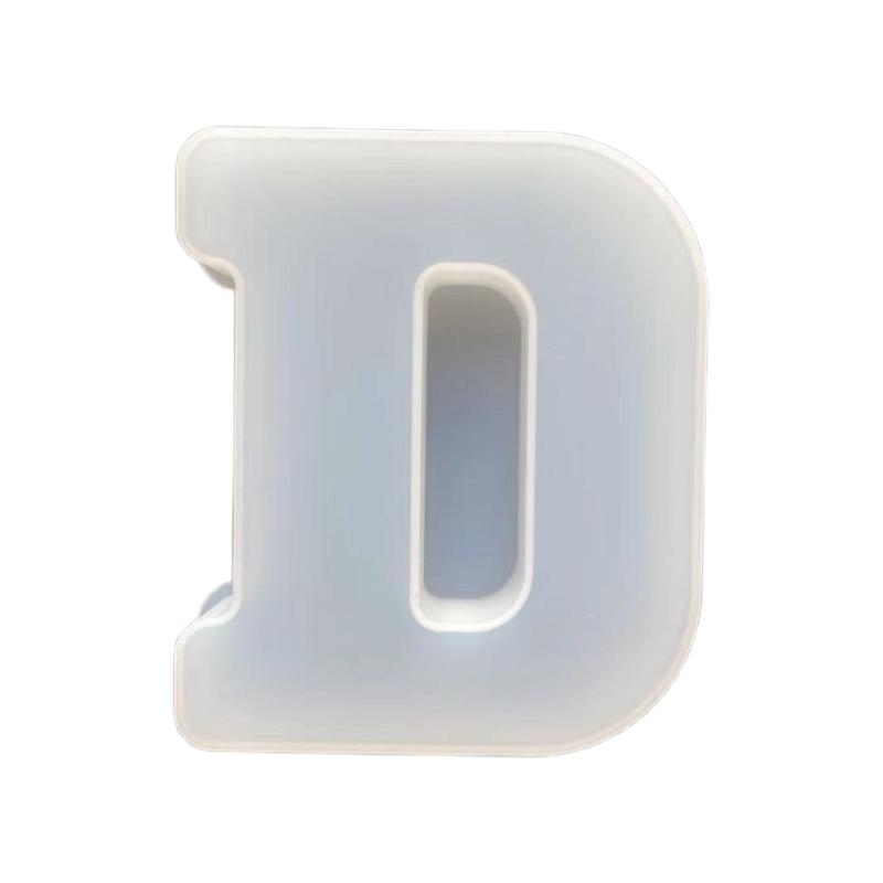 Silicone Alphabet Molds Large 26 Letter Molds Epoxy Resin Molds for DIY Craft Birthday Party Wedding Home Decoration