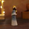 Christmas Nativity Figurines Holy Family Figure with Donkey Nativity Figure,Table Ornament Religious Christmas Decors