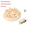 Premium Wooden Tabletop Color Memory Chess Game Interactive Parent-child Toy For Concentration And Logical Thinking Educational Puzzle Toy For Babies