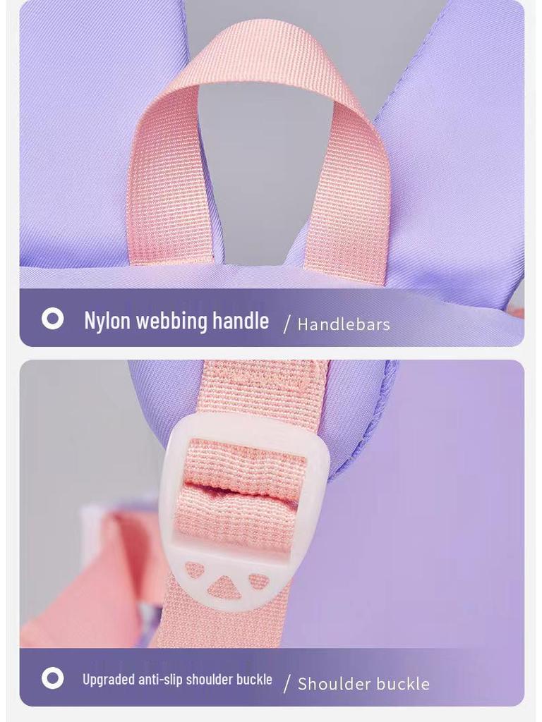 Plecak z ruchomym piaskiem wysokiej wartości dla dzieci - Lekki, klasy 1-6, podwójne paski na ramię, uroczy design drzwi lodówki