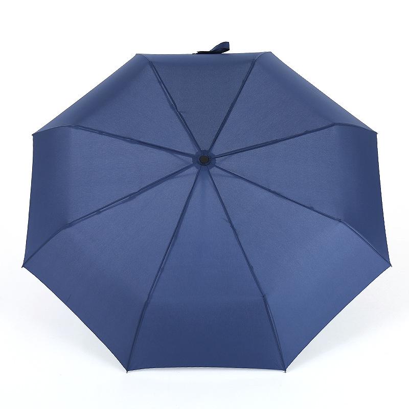 8-Bone three-fold fully automatic folding model, three-fold bumper cloth, umbrella fixed.