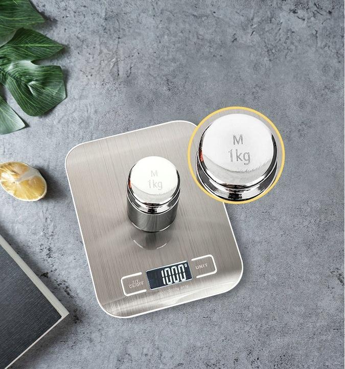 Precyzyjna Waga Kuchenna 10Kg I 1G Domowa Elektroniczna Tara Lcd Baterie