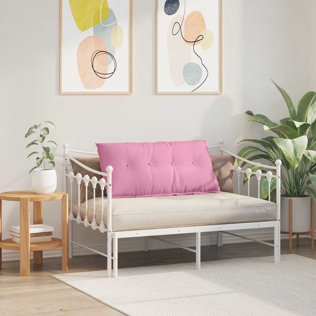 Back Cushion Pink 100 x 19 x 50 cm Fabric
