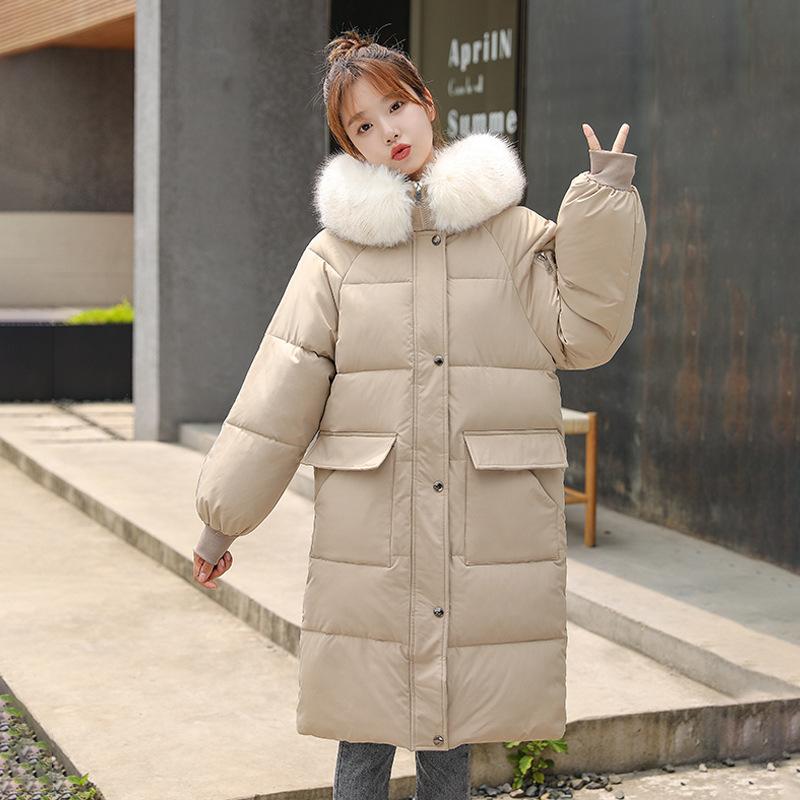 

Женская зимняя универсальная куртка с подкладкой на шнурке L