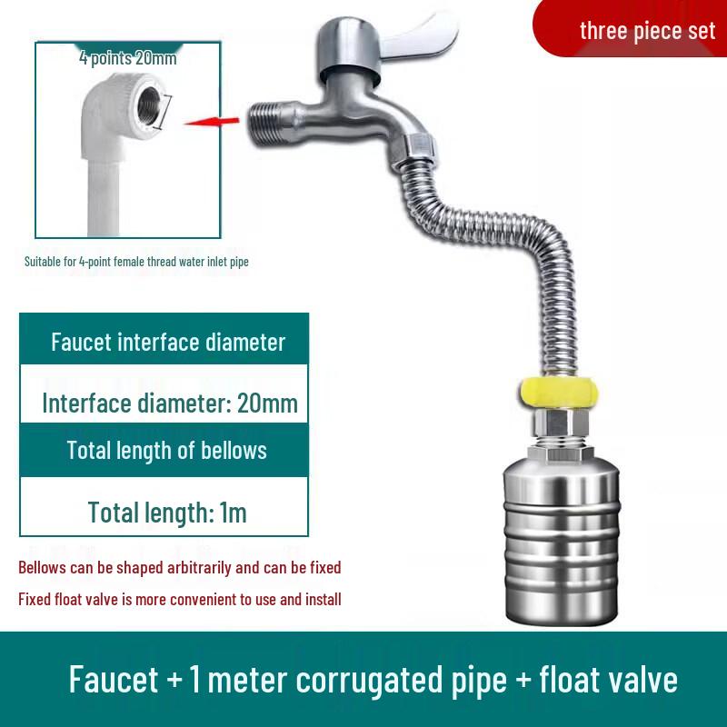 

Jun Dingying 304 Stainless Steel Auto-Stop Float Valve with Top Inlet