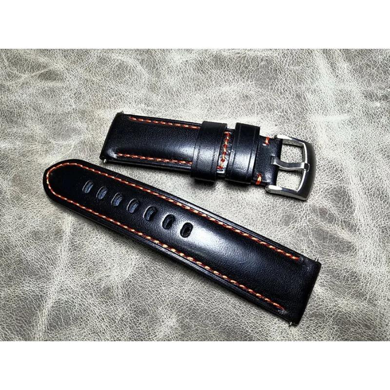 Ремешок для часов из толстой коровьей кожи 20 21 22 мм — фото 4