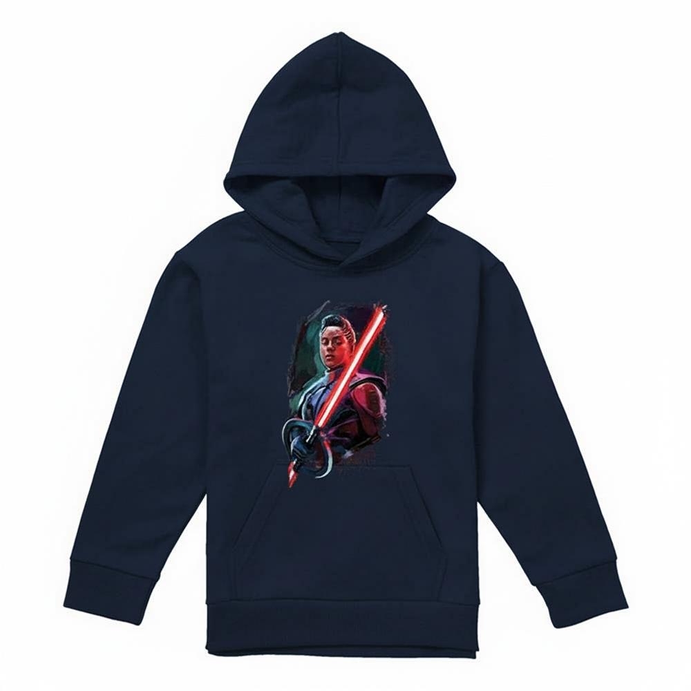 Krieg der Sterne: Obi-Wan Kenobi Kinder/Kinder Reva Bemalter Hoodie