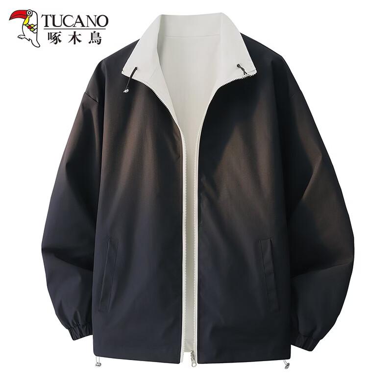 Tucano American-Style Stand-Collar Reversible Bomber Jacket