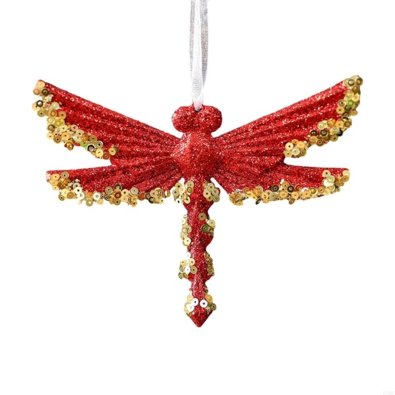Weather proof Snowflake Christmas Decors Glittered Acrylic Hanging Piece for Multiple Scene
