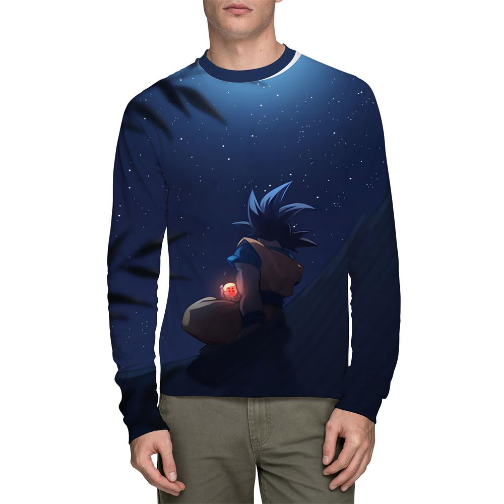 Dragon Ball Summer Man Long Sleeve T-Shirt Cartoon Japanese Anime Casual Autumn 3D Print Cosplay T-Shirts