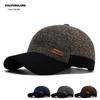 Unisex Autumn/Winter Classic Plaid Baseball Cap - Hard Top Duckbill Sun Hat