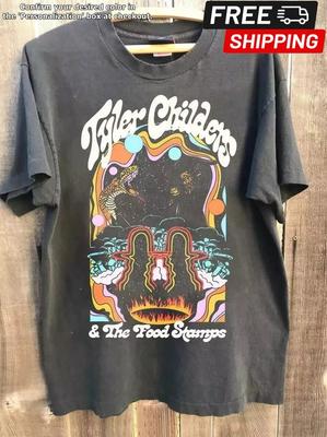 Tyler Childers And The Food Stamps Band Charcoal Unisex Shirt Reprint S5XL 2024