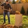 5pcs Waterproof Yard Waste Bags 30 Gallon Capacity Lawn Leaf Bags Kraft Paper Leaf Bags  Home