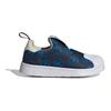 Adidas Originals Superstar 360 Weiche Bequeme Low-Top Freizeitschuhe Kinder Sneaker Blau IG7040