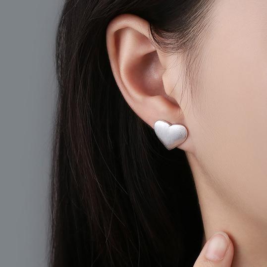PANJBJ 925 Sterling Silver Earrings For Women Trendy Simple Open Round Jewelry Prevent Allergy Party Christmas Accessories