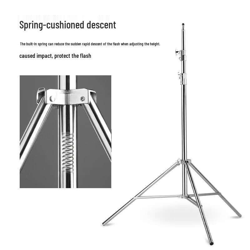 Miaotu 2.8m Stainless Steel Photography Light Stand