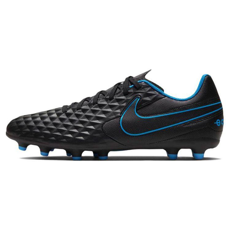

Nike Tiempo Legend 8 Club FG MG Черные Светло-голубые Мужские Кроссовки Кибер AT6107-090 40