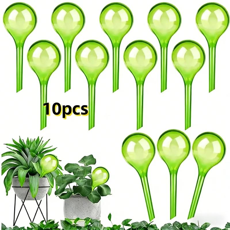 10PCS Plant Watering Bulbs Automatic Self-Watering Globes Plastic Balls Garden Water Device Watering Bulbs For Plant Promotion