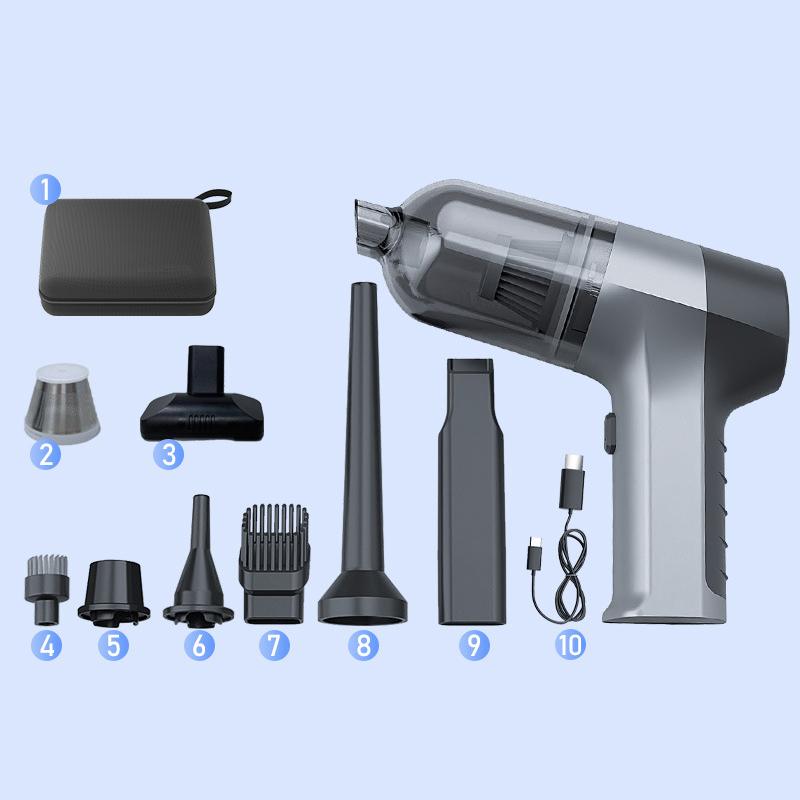 

Автомобильный пылесос 4 в 1, беспроводной пылесос Duster, ручной вакуумный насос для дома, портативный беспроводной, сильное всасывание