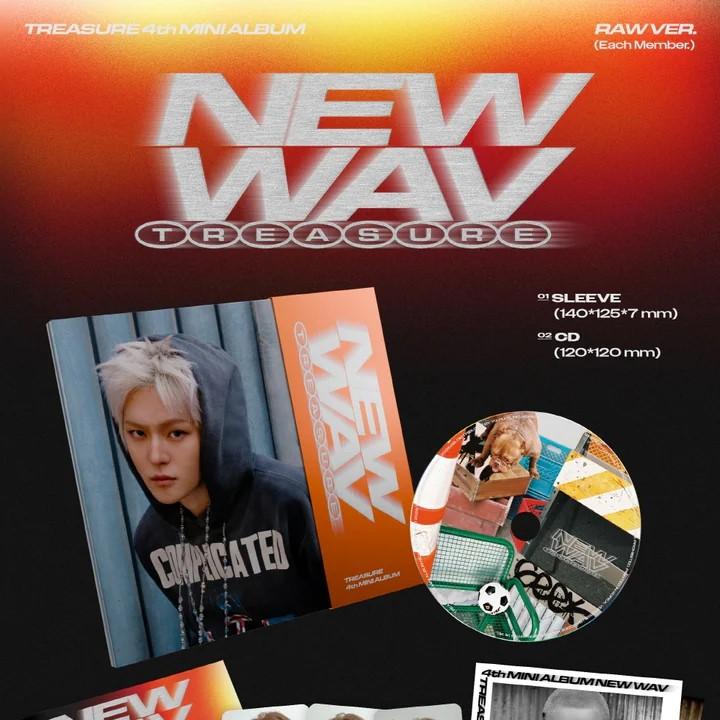 TREASURE [NEW WAV] 4th Mini Album RAW