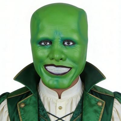 Film Props: Jim Carrey Character Headgear, Costume-changing Face Mask, Can Be Labeled and Quality Inspected