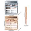 22 Kleuren Acryl Verf Pennen Extra Fijne Punt Grijs/Huidtinten Verf Markers Set Zichtbaar Venster Pro Kleur Serie