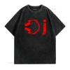 DJ Headphone T Shirt I Heart Being A DJs Party  Vintage Washed Soft Unisex Casual Designer Clothes Streetwear Stylish Versatile