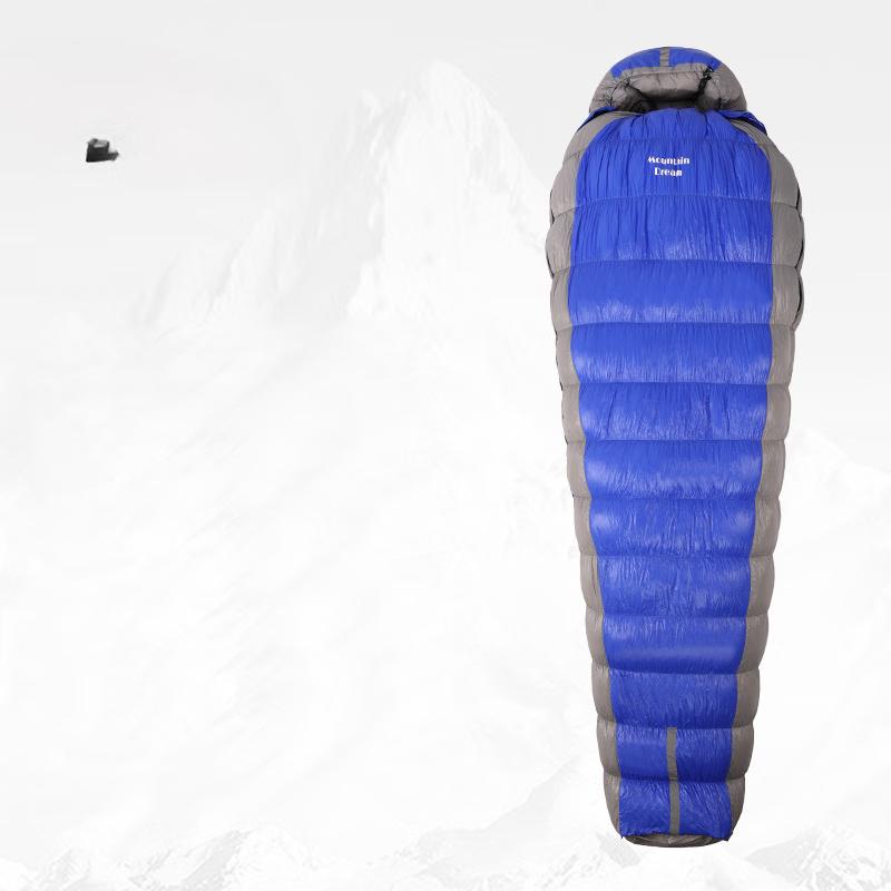 ZISIZ Adult Camping Mummy Duck Down Sleeping Bag