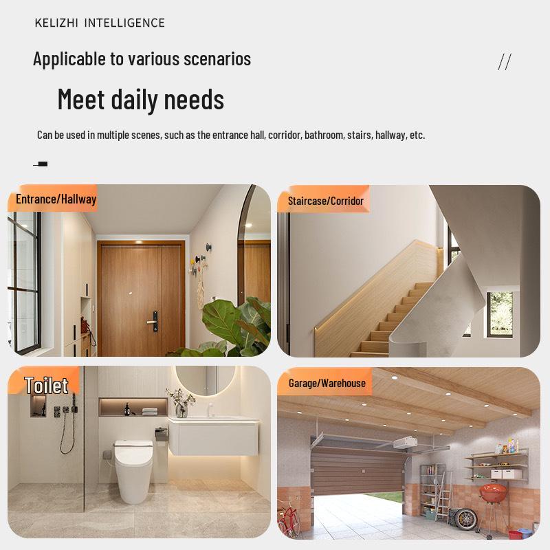 Type 86 Infrared Sound & Light Control with Human Body Sensor 220V Corridor Delay Switch