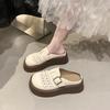 Soft Bottom Non-slip Women's Hollowed-out Versatile Casual 2025 Summer Bag Head Slippers Women's Outer Wear Heelless Lazy Cool Slippers