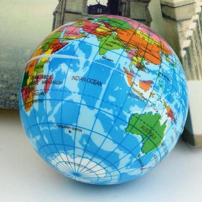 Παγκόσμιος Χάρτης Earth Globe Απαλή συμπίεση με μπάλα για τον καρπό του χεριού Άσκηση για την ανακούφιση από το άγχος