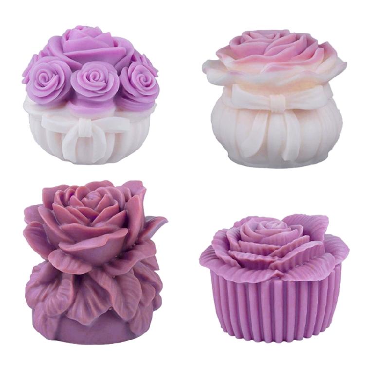 Flowers Candle Molds Casting Molds Silicone Mould Ornament Molds Plasters Molds Epoxy Resin Molds