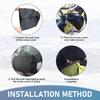 2pcs Car Rear View Side Mirror Protective Cover Auto Side Mirror Protective Frost Guard Snow Rain Covers Exterior Mirror Covers