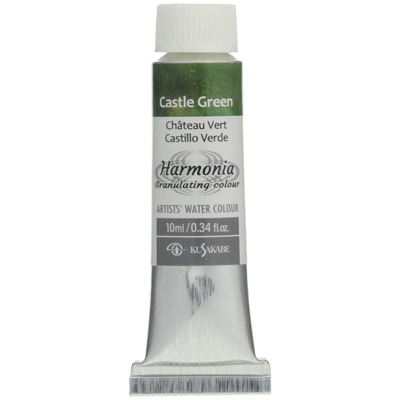 

KUSAKABE transparent watercolor paint harmonia castle green 10ml (No. 4)