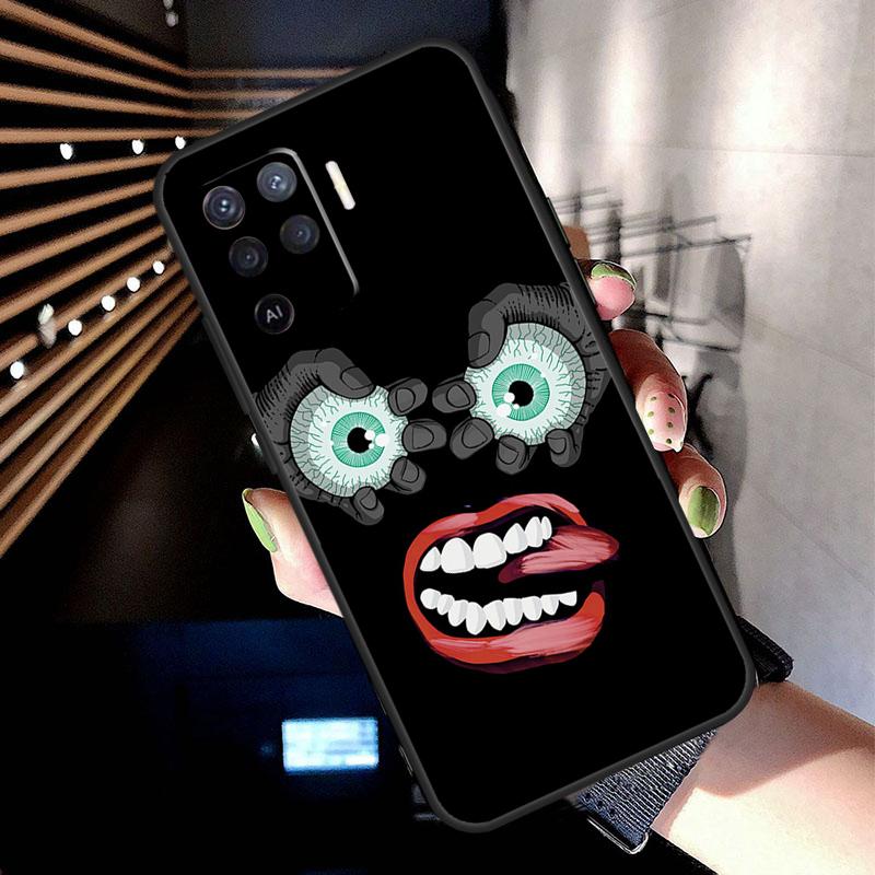 Monster Eye Hand Case For Oppo A5 Pro A15 A17 A57 A77 A18 A38 A58 A78 A98 A94 A74 A54 A16 A76 A96 A40 A60 A80