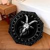0106 Runic Sheep Head  pattern, automatic folding umbrella, portable and foldable design, 8 ribs, a Christmas or birthday gift.