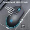 Gaming Mouse Wired USB Optical Computer Mice with RGB Backlit 3 Adjustable DPI Ergonomic Gamer Laptop PC Mouse with 6 Buttons