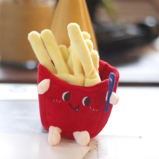 11cm Cute Keychain Decorative Lovely PP Cotton Food